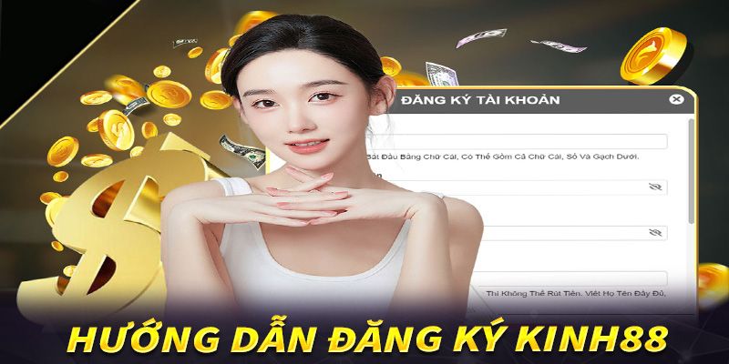 Đăng ký tài khoản Kinh88 trên website